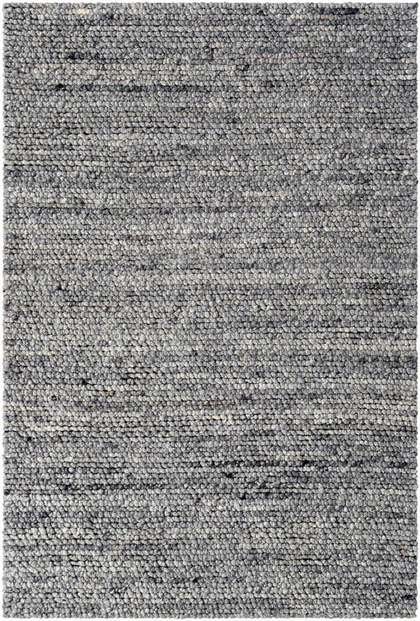 Made to Order Custom Size Olisa Charcoal Wool Area Rug