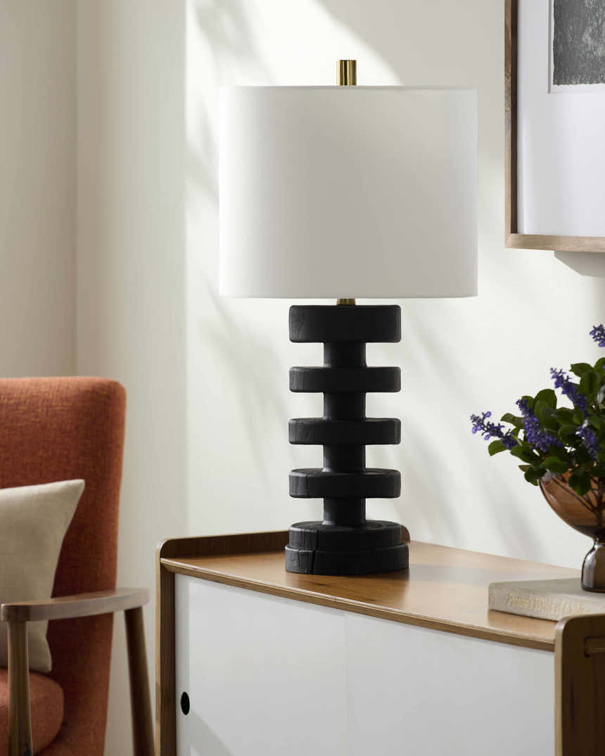 Sujangarh Black Table Lamp