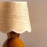 Salgareda Red Rattan Table Lamp