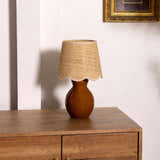 Salgareda Red Rattan Table Lamp