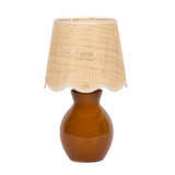 Salgareda Red Rattan Table Lamp