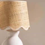 Salgareda White Ceramic Table Lamp