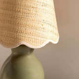 Salgareda Green Rattan Table Lamp