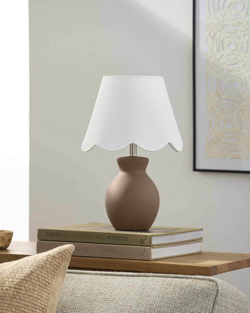 Salgareda Dark Red Table Lamp
