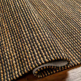 Made to Order Custom Size Riki Black Area Rug