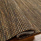 Made to Order Custom Size Riki Black Area Rug