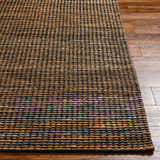 Made to Order Custom Size Riki Black Area Rug