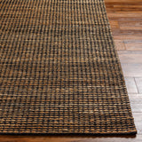 Made to Order Custom Size Riki Black Area Rug
