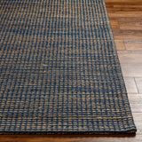 Made to Order Custom Size Riki Navy Area Rug