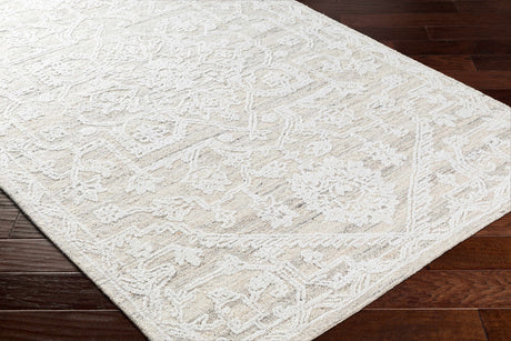 Made to Order Custom Size White Derya Area Rug