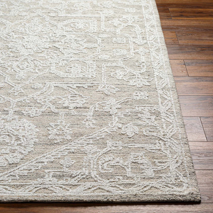 Made to Order Custom Size White Derya Area Rug