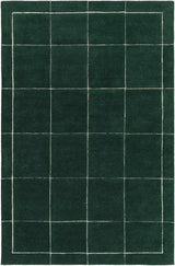 Made to Order Custom Size Siarl Green Checkered Area Rug