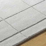 Made to Order Custom Size Siarl Gray Checkered Area Rug