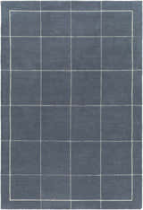 Made to Order Custom Size Siarl Dark Gray Checkered Area Rug