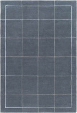 Made to Order Custom Size Siarl Dark Gray Checkered Area Rug