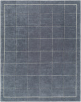 Made to Order Custom Size Siarl Dark Gray Checkered Area Rug