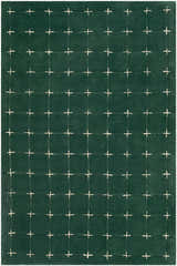 Made to Order Custom Size Sanvi Green Wool Area Rug