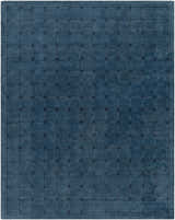 Made to Order Custom Size Sanvi Navy Wool Area Rug
