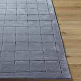 Made to Order Custom Size Sanvi Charcoal Area Rug