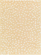 Sample Bernt Beige Polka Dot Area Rug - Clearance