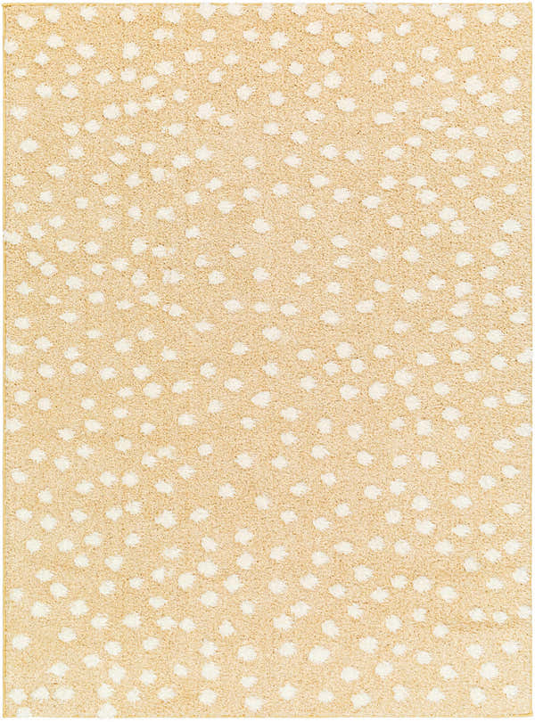 Sample Bernt Beige Polka Dot Area Rug - Clearance