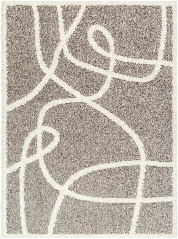 Sample Gilon Taupe Plush Area Rug - Clearance