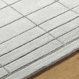 Made to Order Custom Size Sedna Gray Wool Area Rug