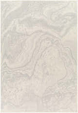 Sample Basma Cream Marble Area Rug - Clearance