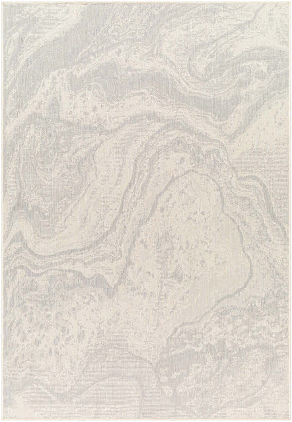 Sample Basma Cream Marble Area Rug - Clearance