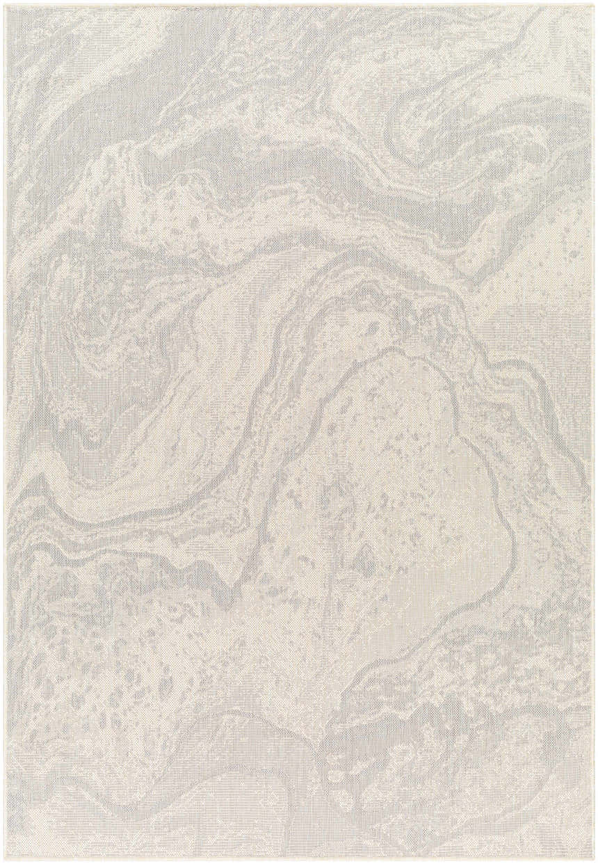 Sample Basma Cream Marble Area Rug - Clearance