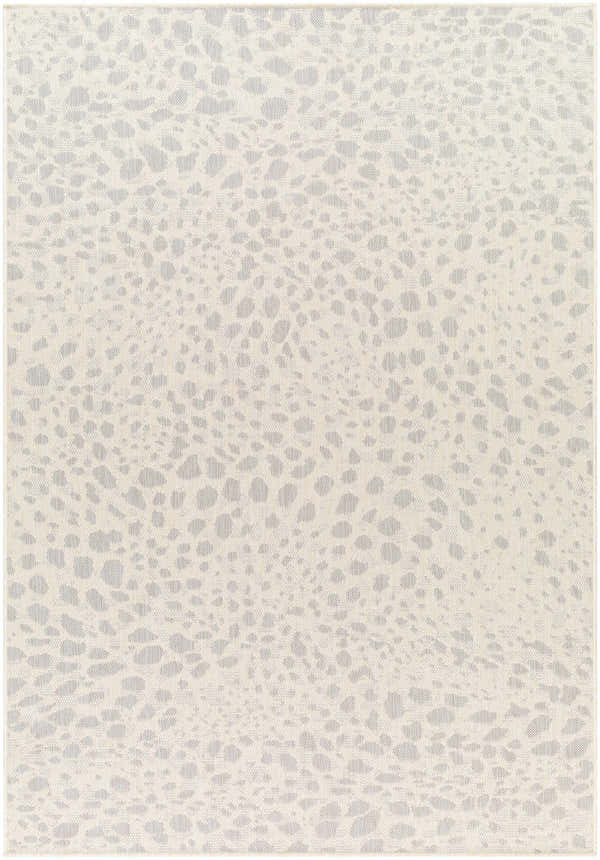 Sample Erno Cream Leopard Print Area Rug - Clearance
