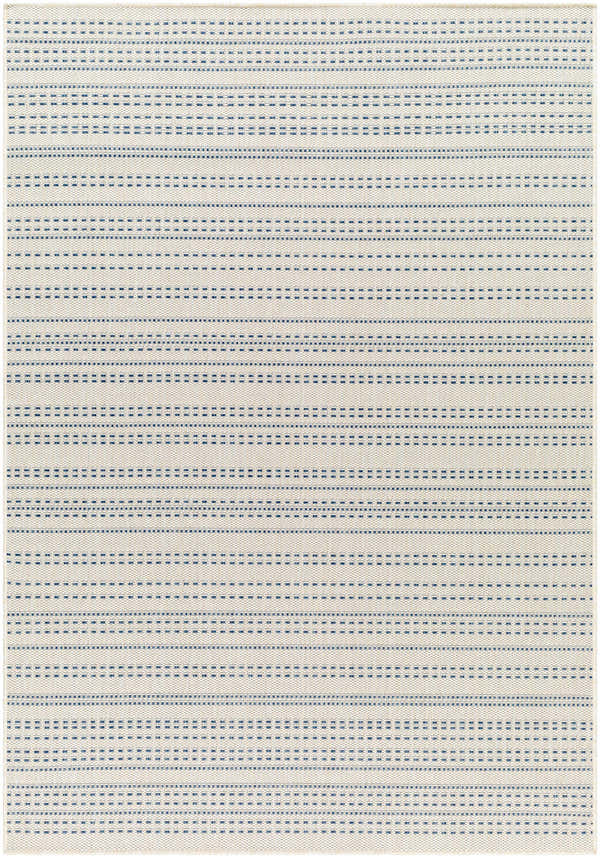 Sample Galen Blue & Cream Area Rug - Clearance