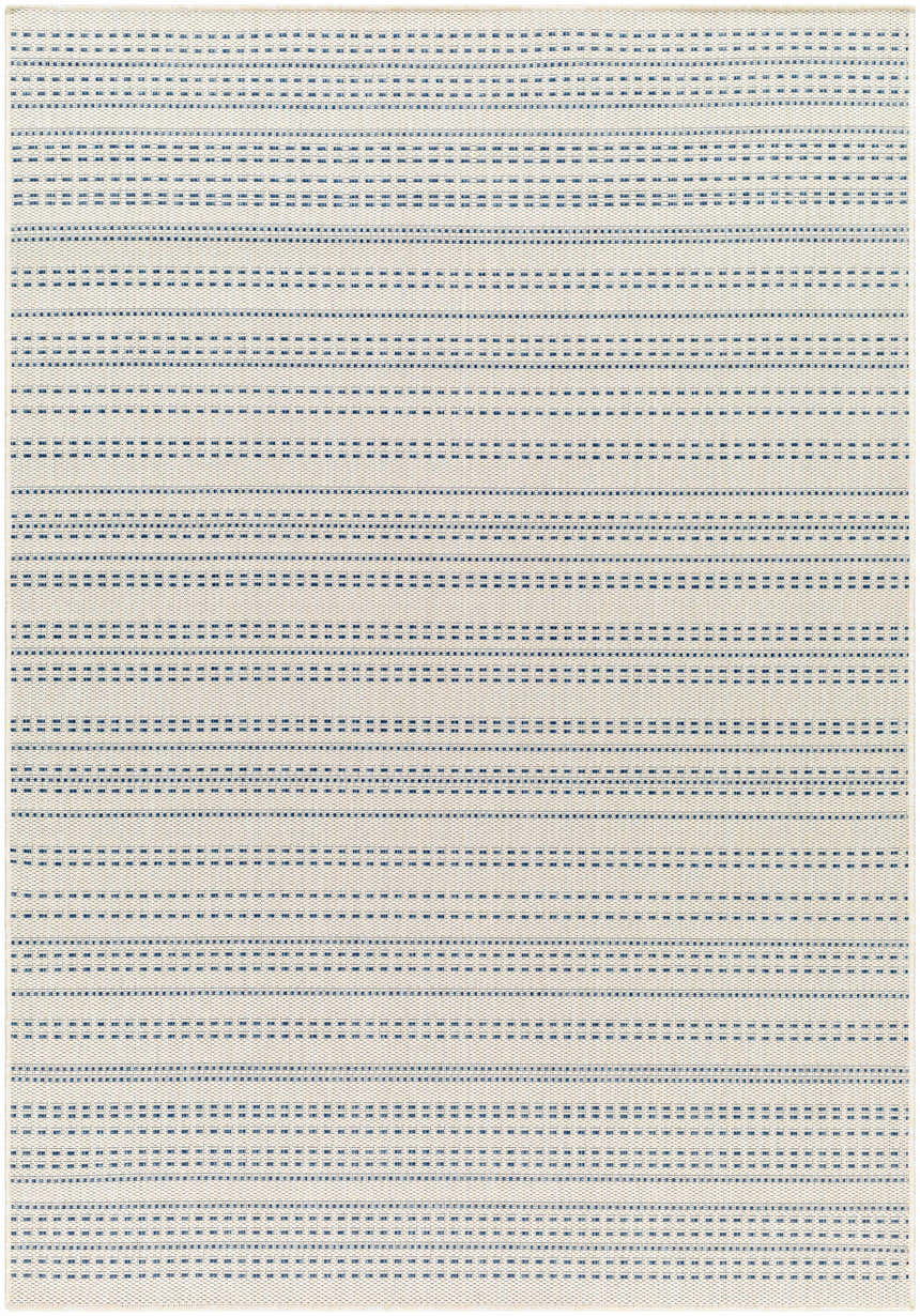 Sample Galen Blue & Cream Area Rug - Clearance