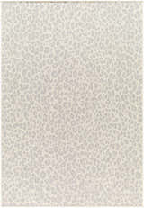 Sample Garbo Cream Leopard Print Area Rug - Clearance
