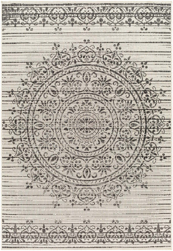Sample Honza Black & White Area Rug - Clearance
