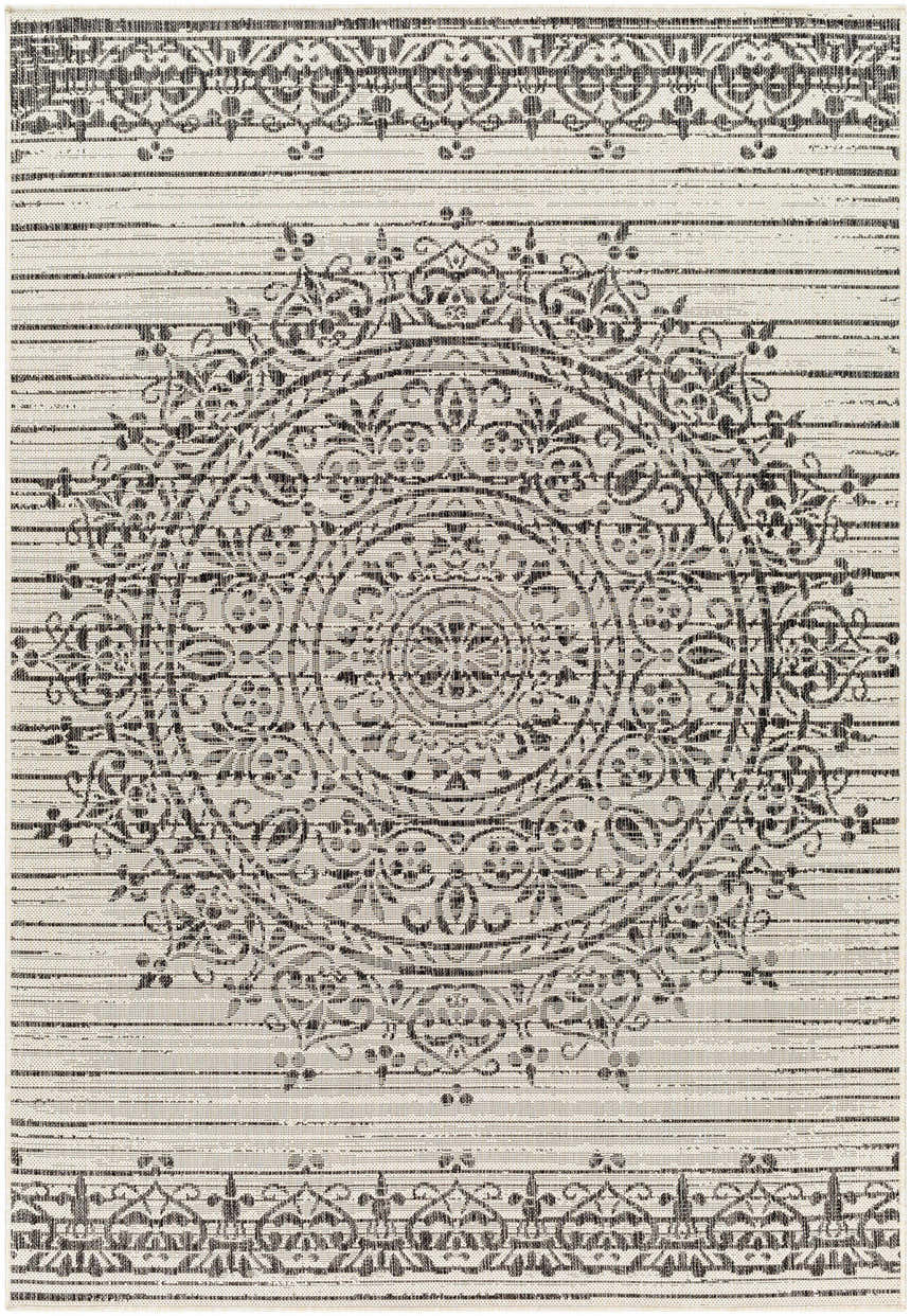 Sample Honza Black & White Area Rug - Clearance