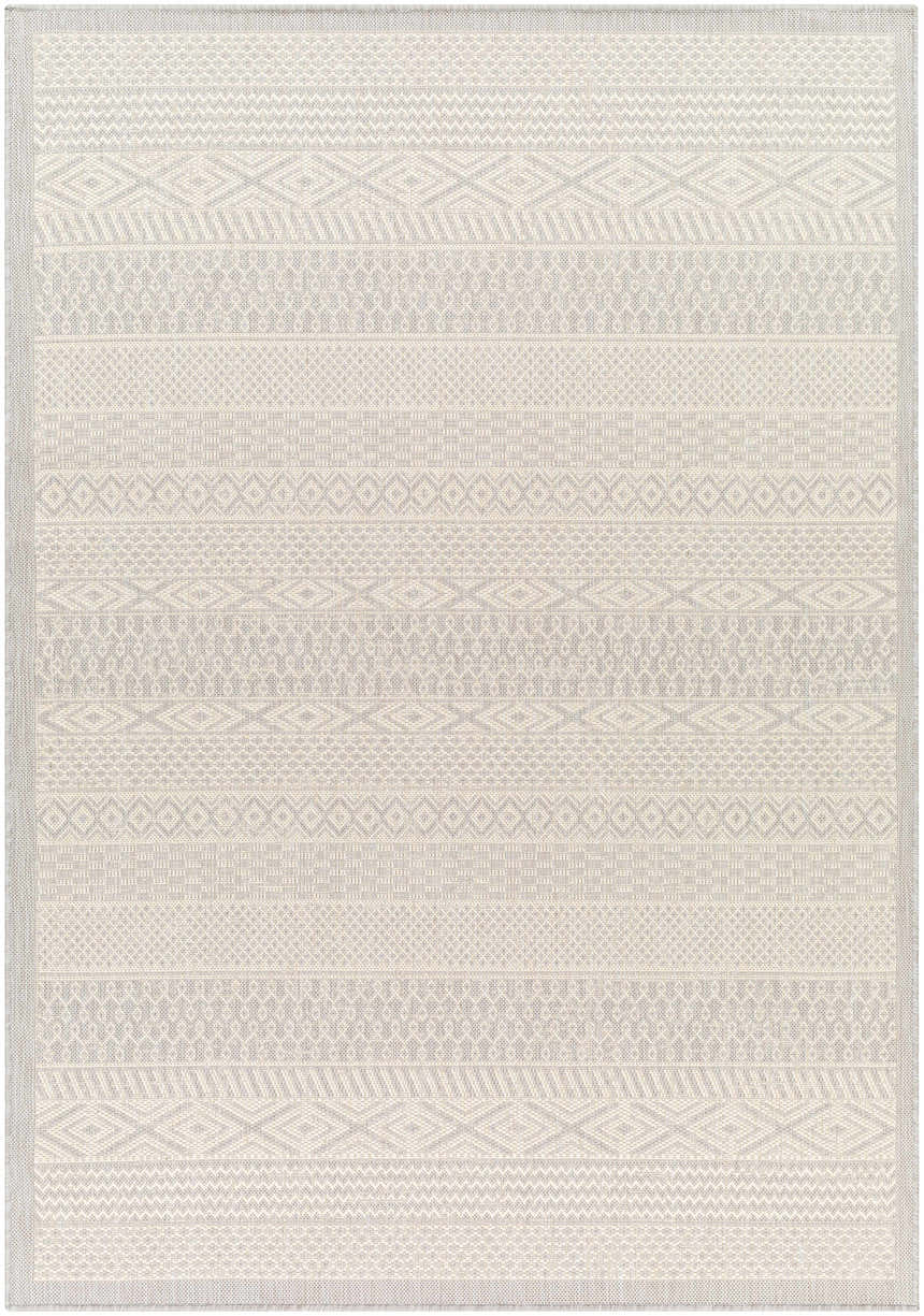 Sample Humla Cream Aztec Area Rug - Clearance