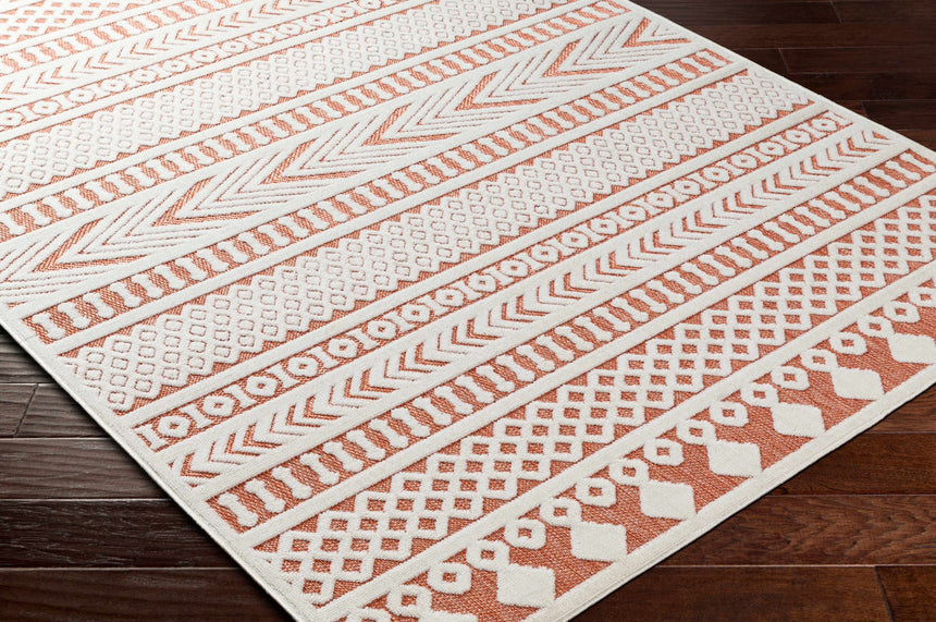 Jove Orange Outdoor Rug - Clearance