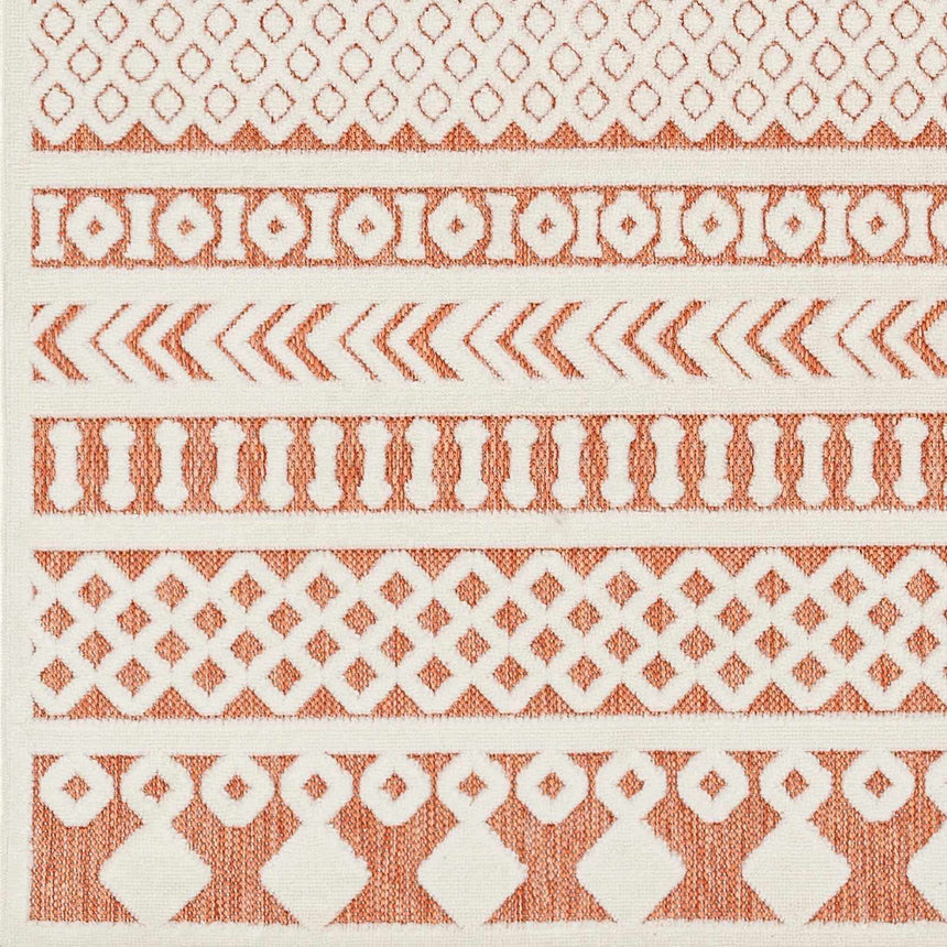 Jove Orange Outdoor Rug - Clearance