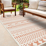 Jove Orange Outdoor Rug - Clearance