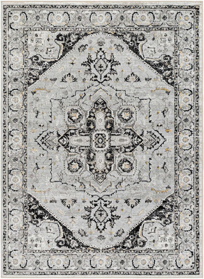 Sample Gauri Gray Medallion Area Rug - Clearance