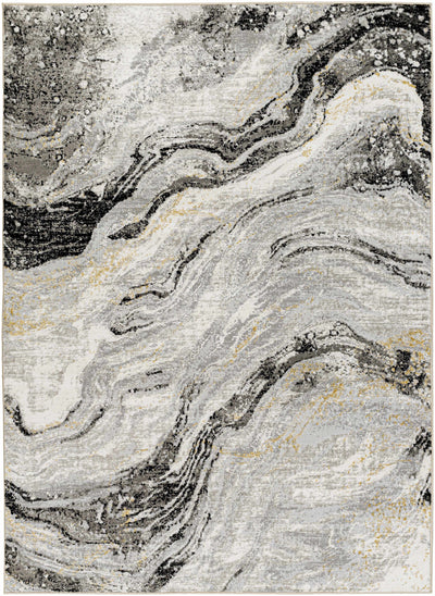 Tess Gray Marble Area Rug