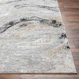Sample Tess Gray Marble Area Rug - Clearance