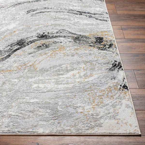 Sample Tess Gray Marble Area Rug - Clearance
