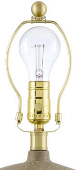 Solovjevsk Metallic Gold Table Lamp