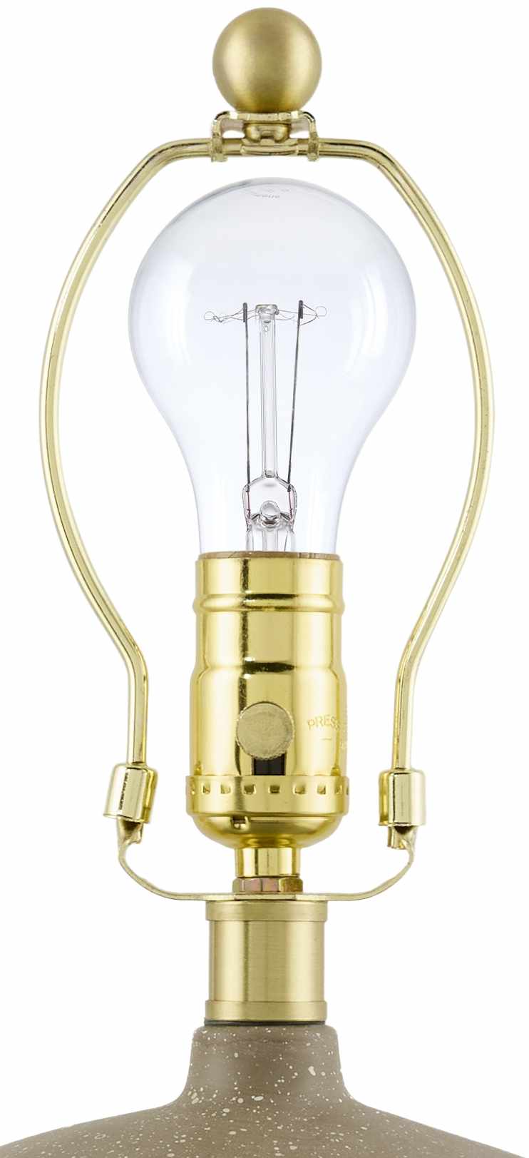 Solovjevsk Metallic Gold Table Lamp