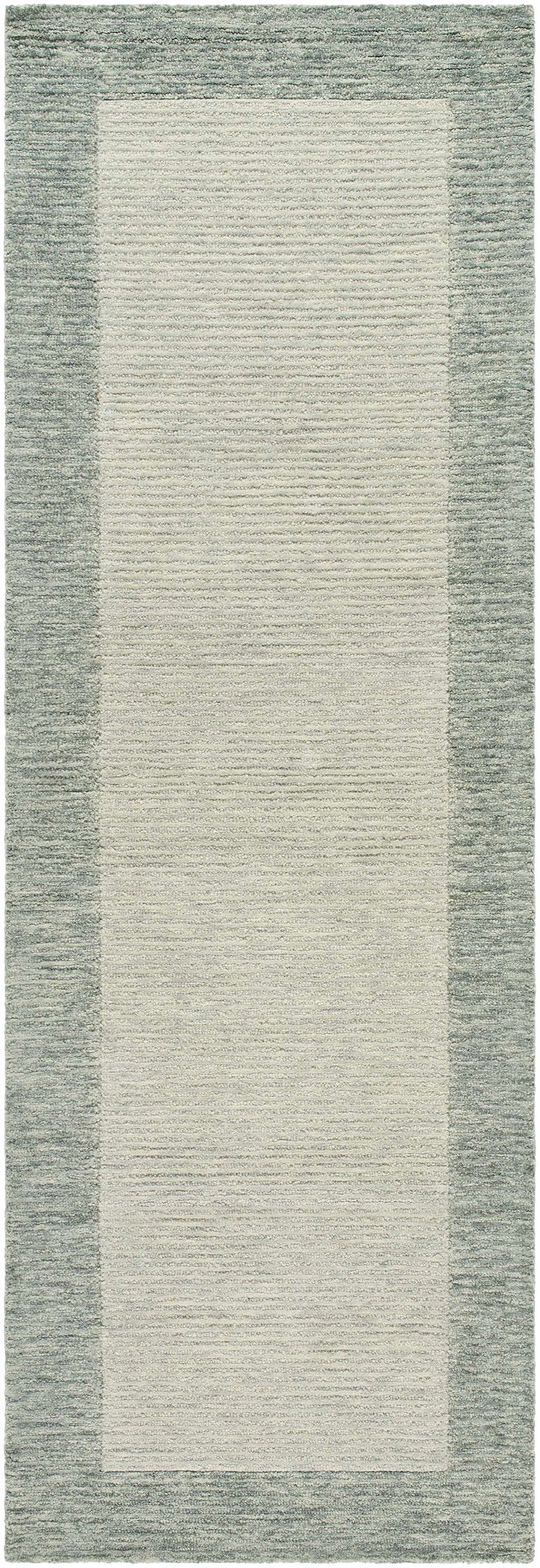 Amadi Green Wool Area Rug