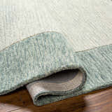 Made to Order Custom Size Amadi Green Wool Area Rug