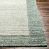 Made to Order Custom Size Amadi Green Wool Area Rug
