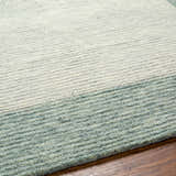 Made to Order Custom Size Amadi Green Wool Area Rug